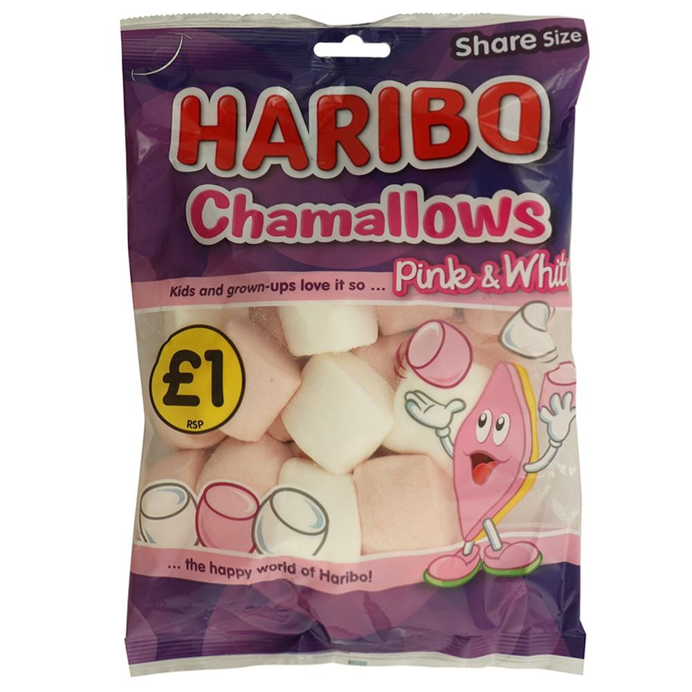 Haribo | Haribo Chamallows Pink & White Marshmallow Candy 140 g