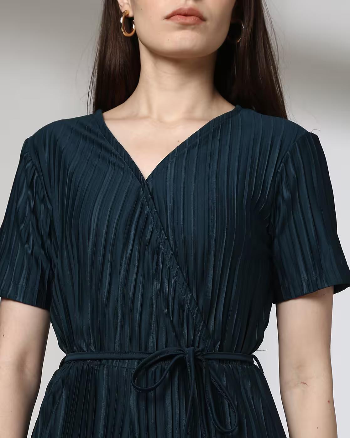 WOMENS DRESS, TEAL, L