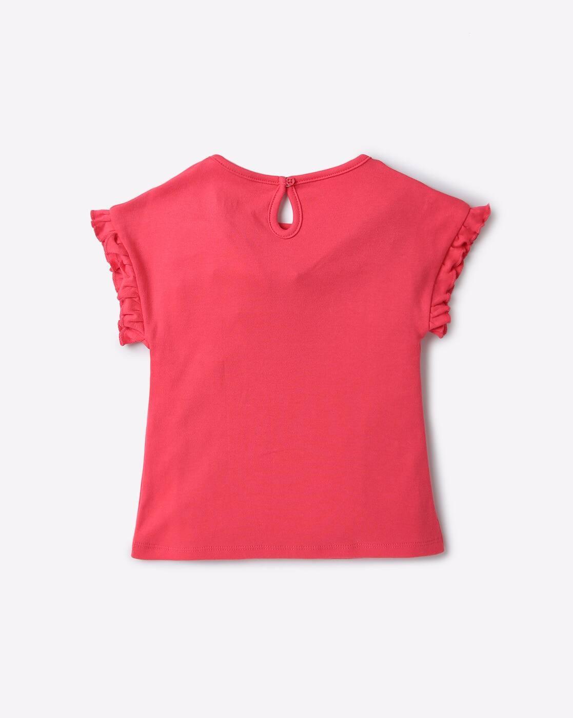 Pack of 3 Printed Crew-Neck T-Shirts