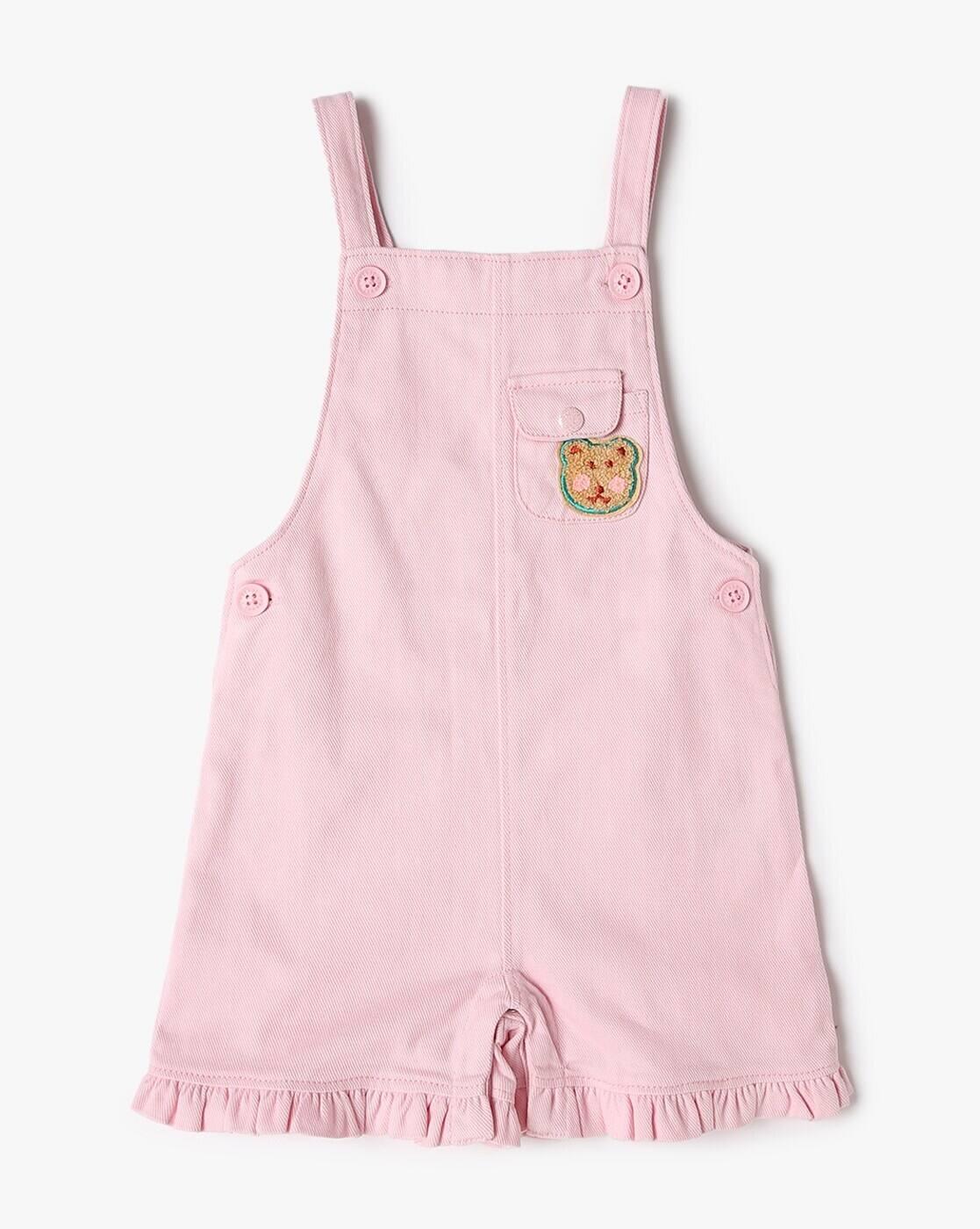 SOLID DUN W PRINTED TEE, PINK, 6-12M