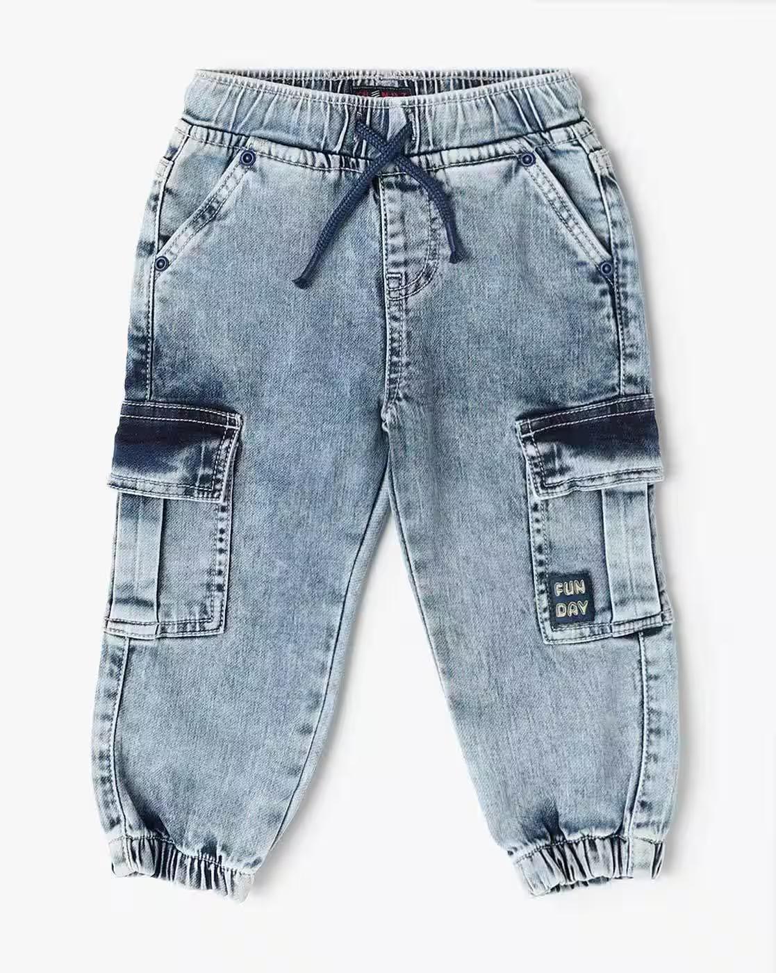 JEANS, BLUE, 6-12M