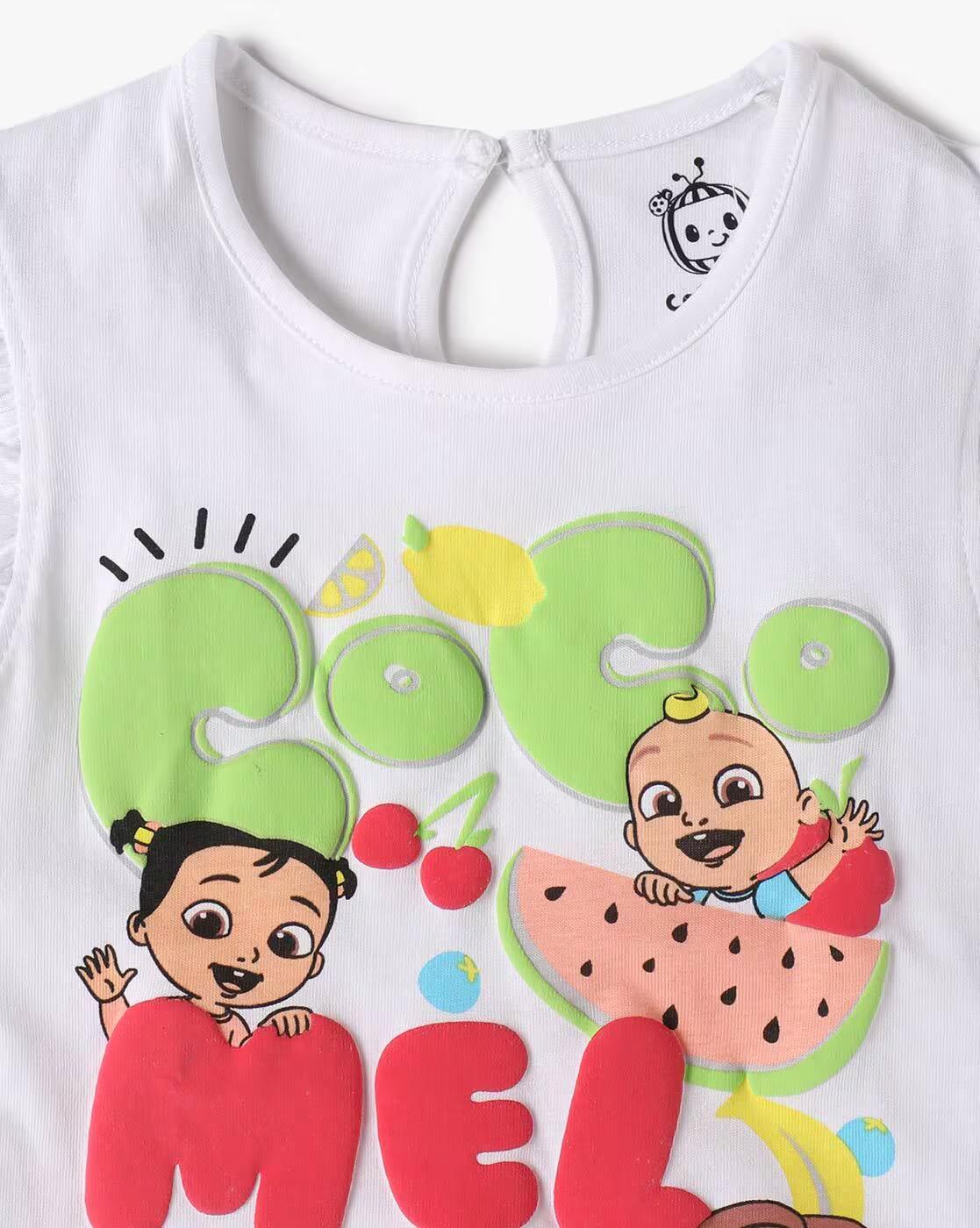 TG COLOMELON WHITE TSHIRT, WHITE, 18-24M