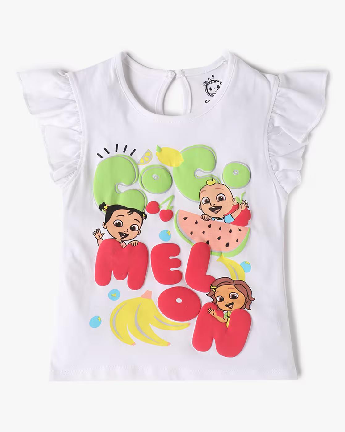 TG COLOMELON WHITE TSHIRT, WHITE, 18-24M
