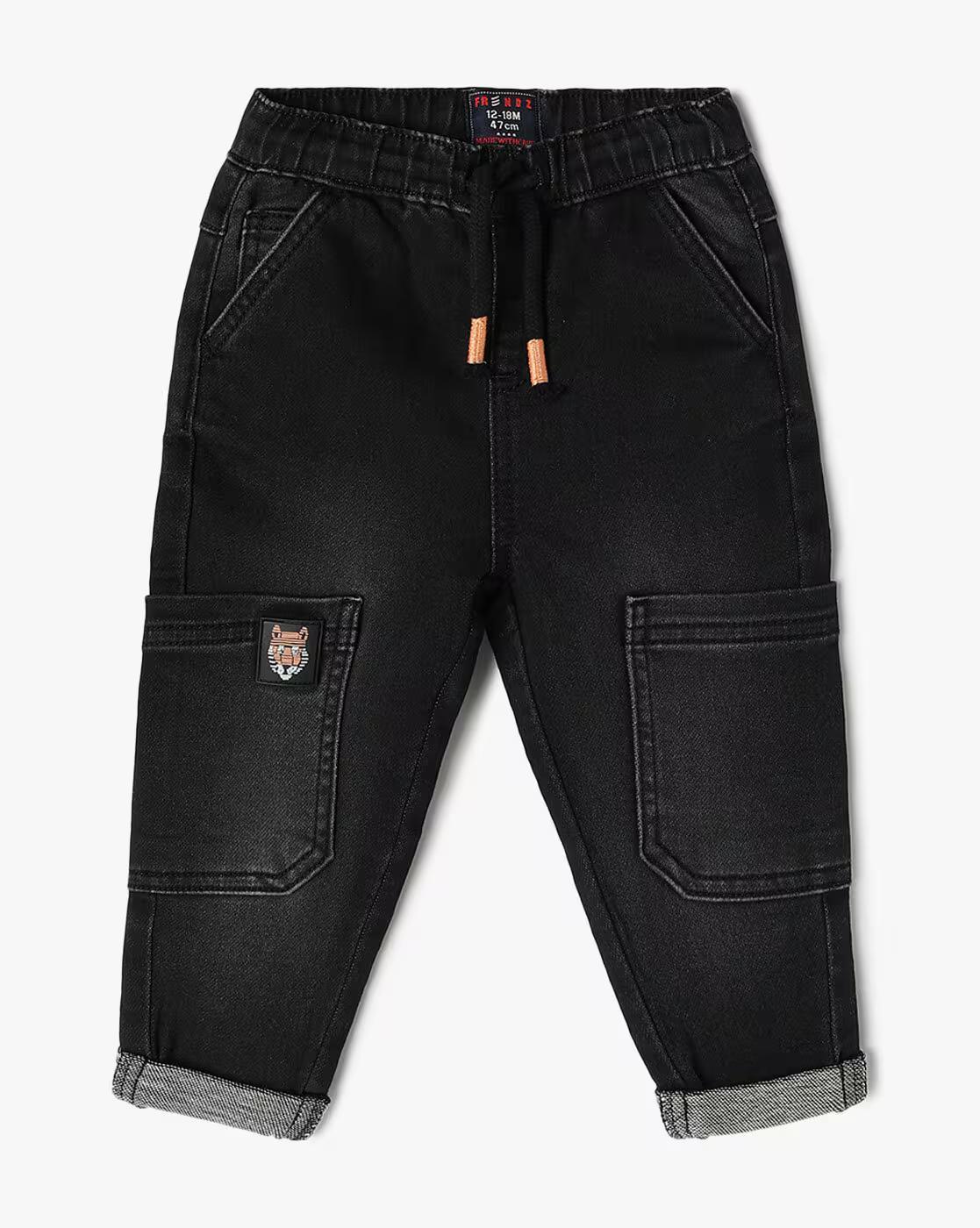 BLACK RINSE WASH DENIM WIT, GREY