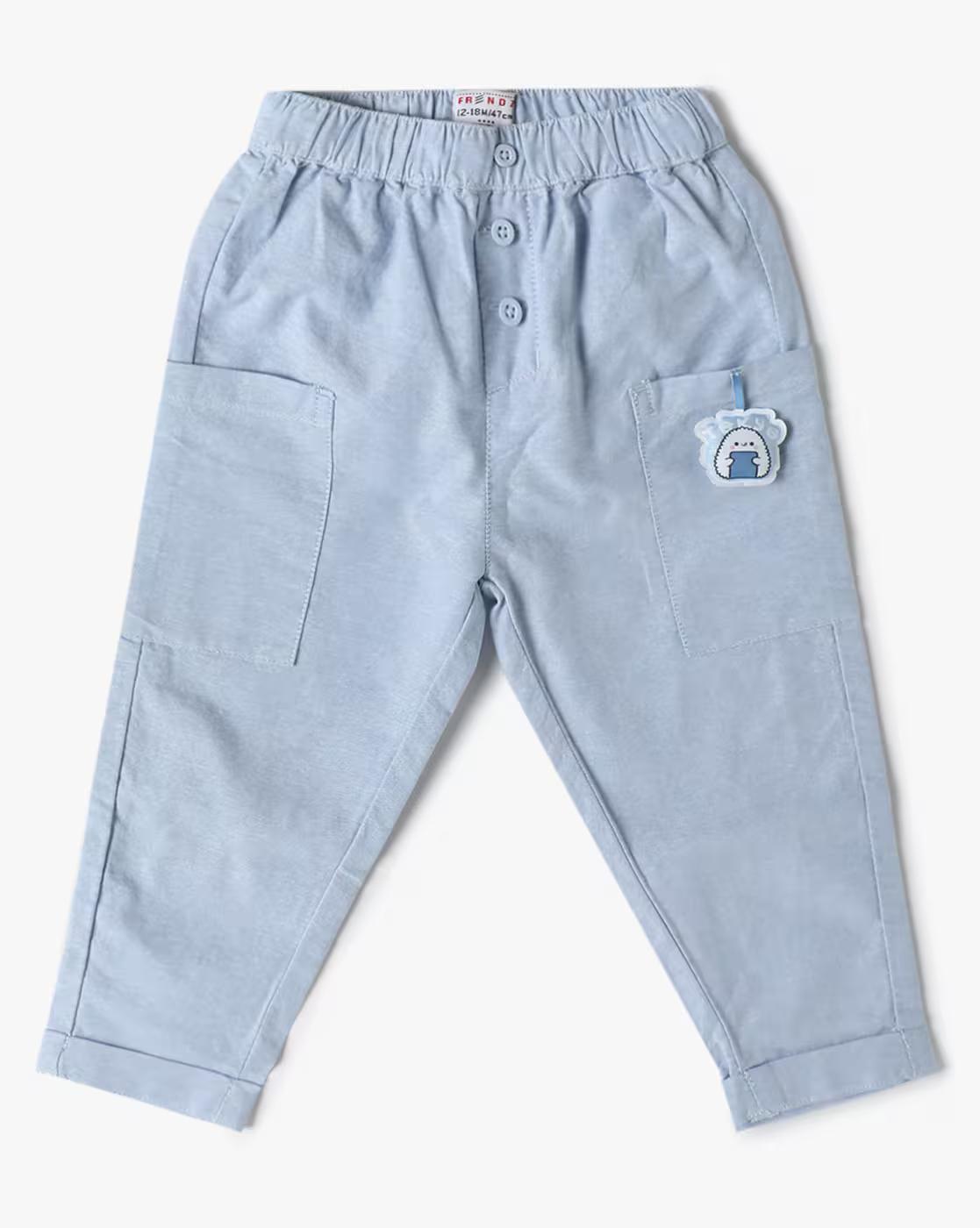 OXFORD PANT, BLUE, 6-12M