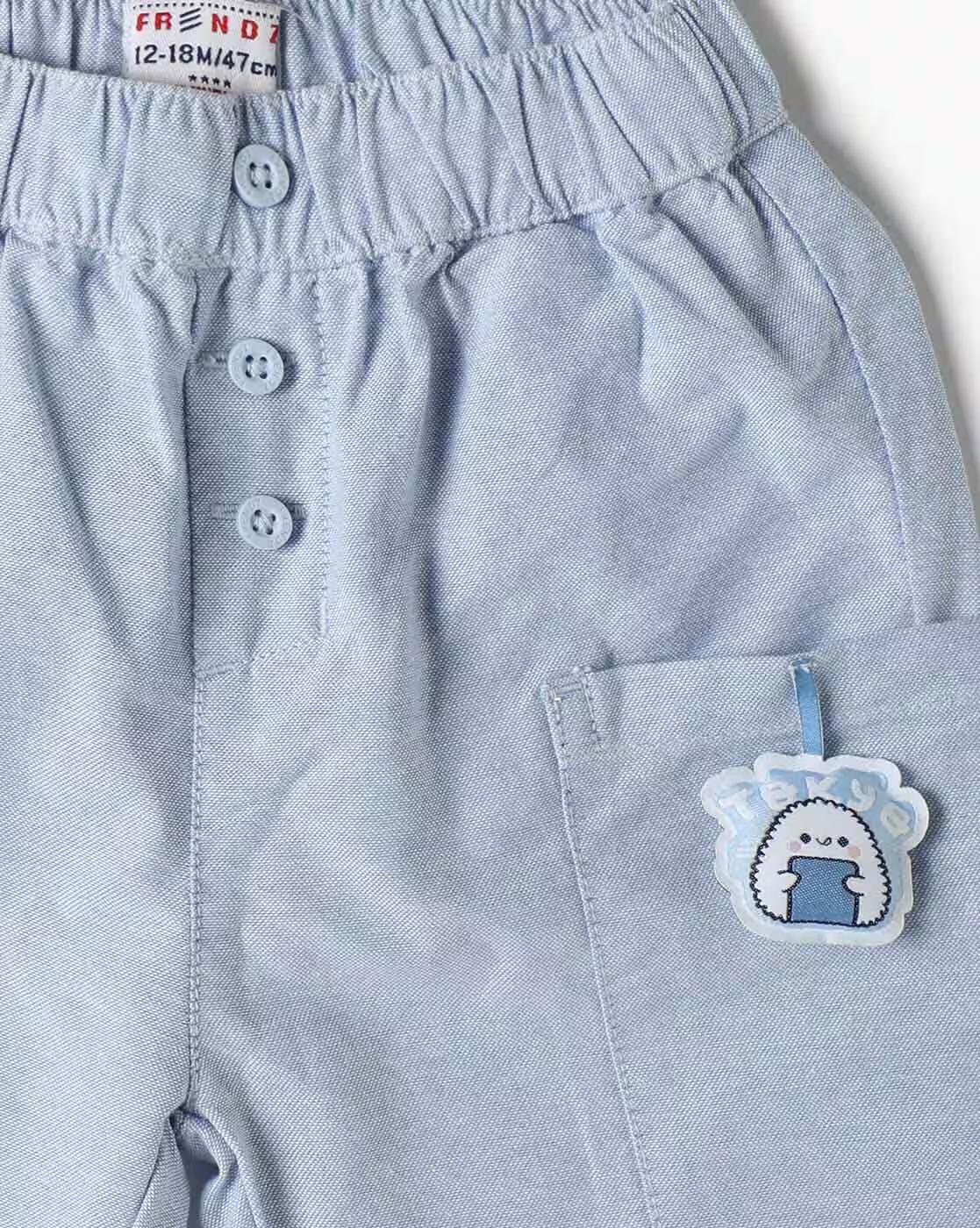 OXFORD PANT, BLUE, 6-12M