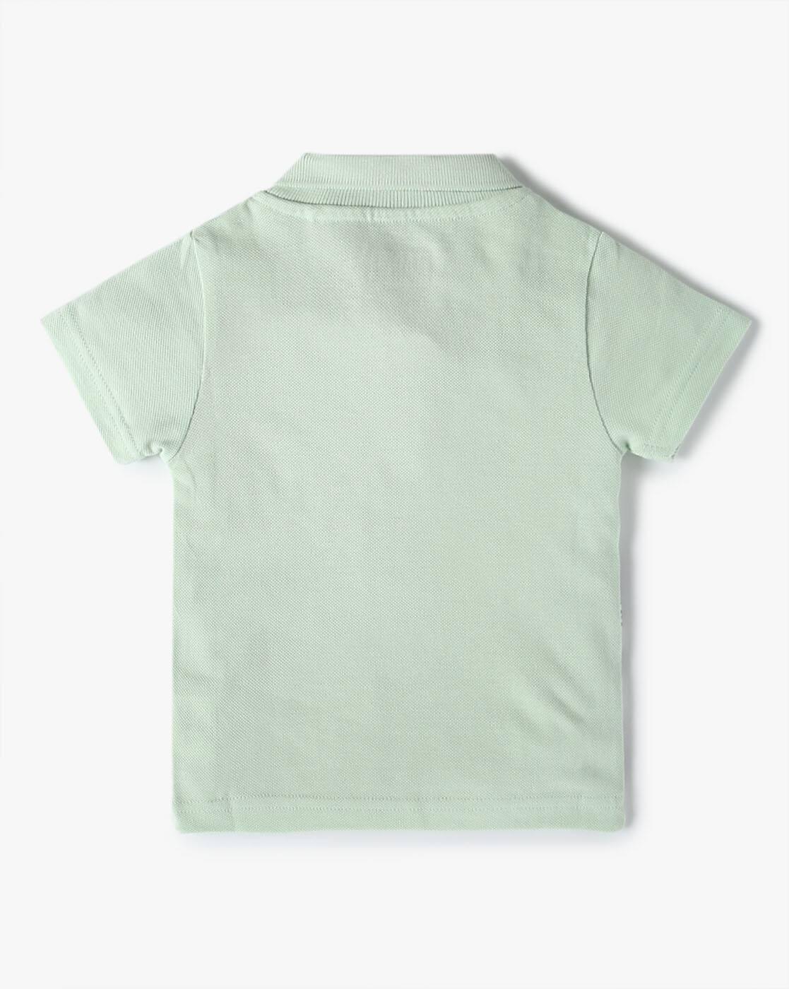 SS25 TB POLO TEE HULK, LT. GREEN, 6-12M