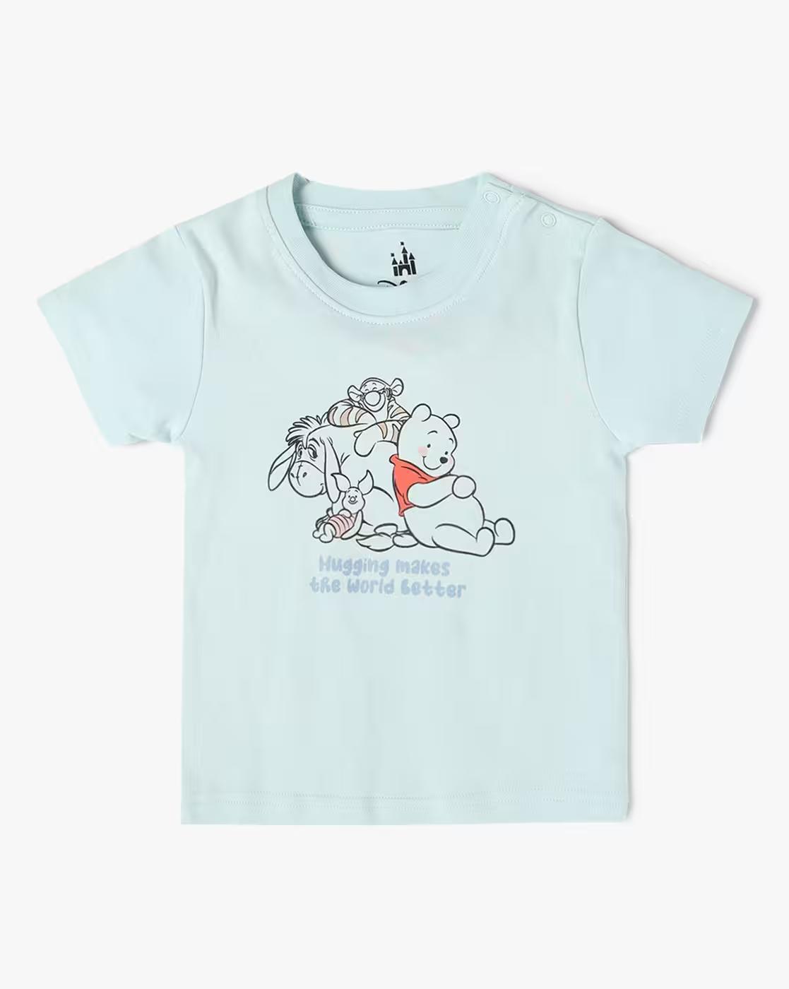 POOH T SHIRT PACK OF 3, ASSORTED, 6-12M