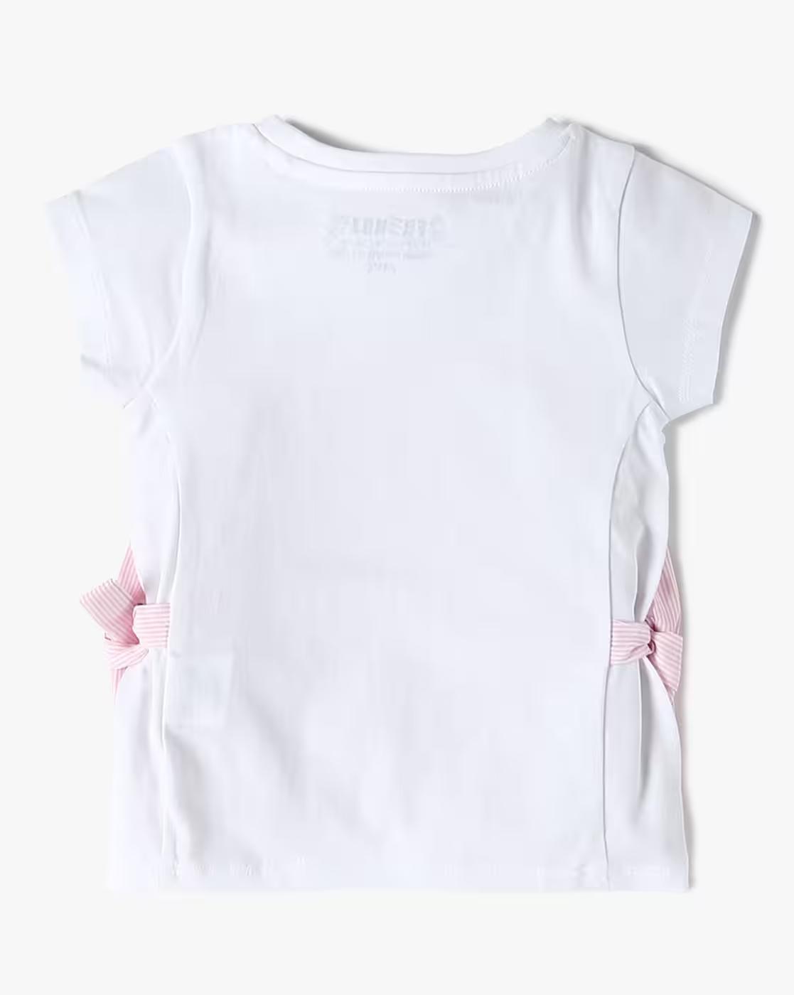 HEART APPLIQUE TEE WITH S, WHITE, 18-24M