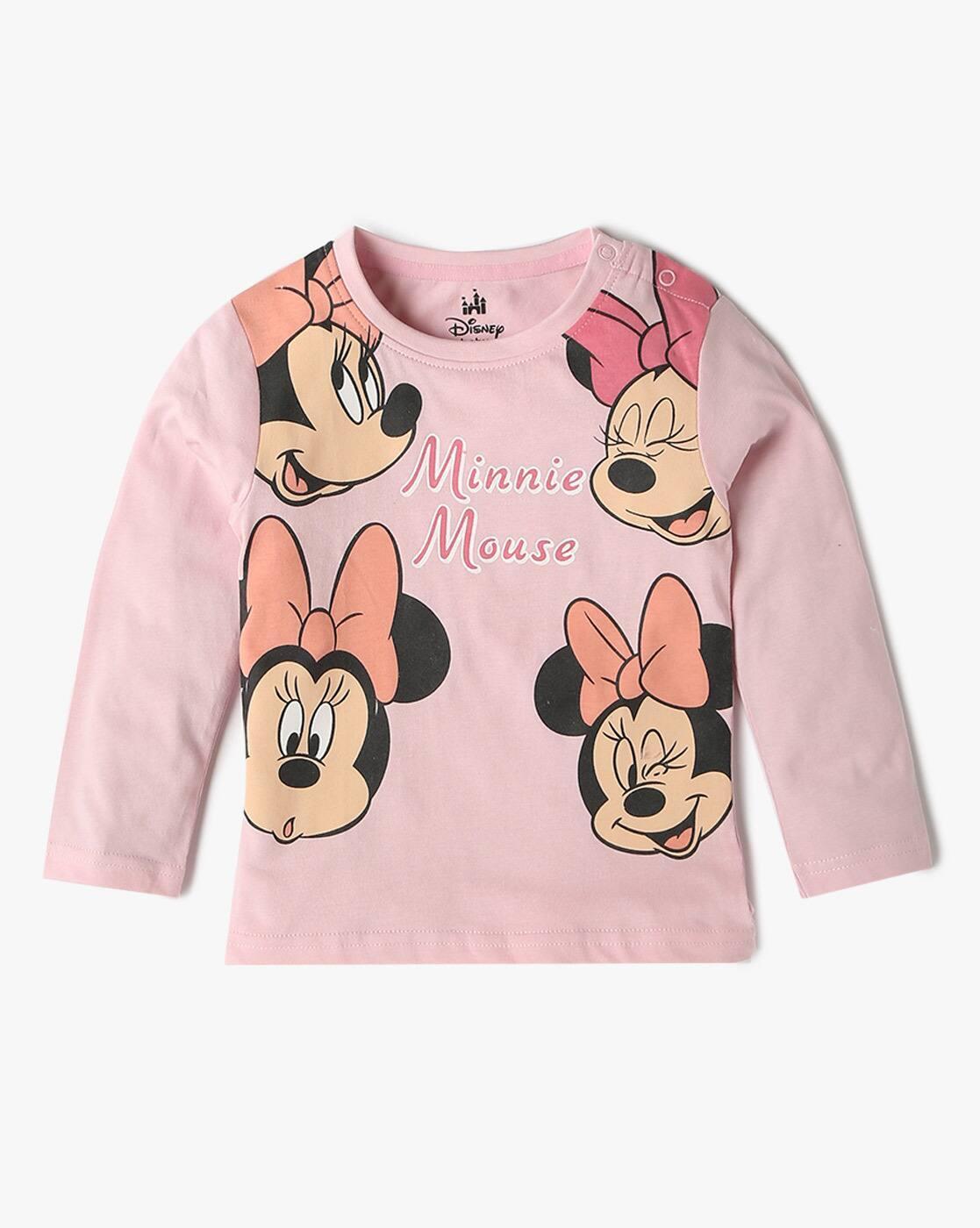 KN FS CHAR MICKEY TODGIRL T, PINK, 6-12M
