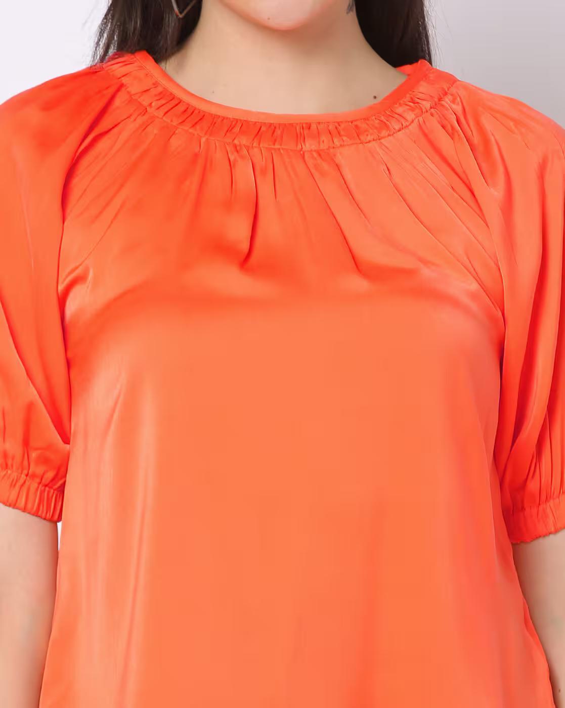 AW22TOP127044901, RED ORANGE, S