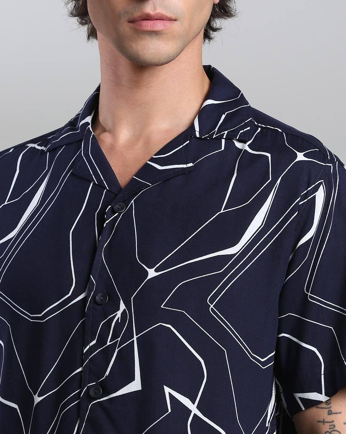 Men Printed Relaxed Fit Shirt