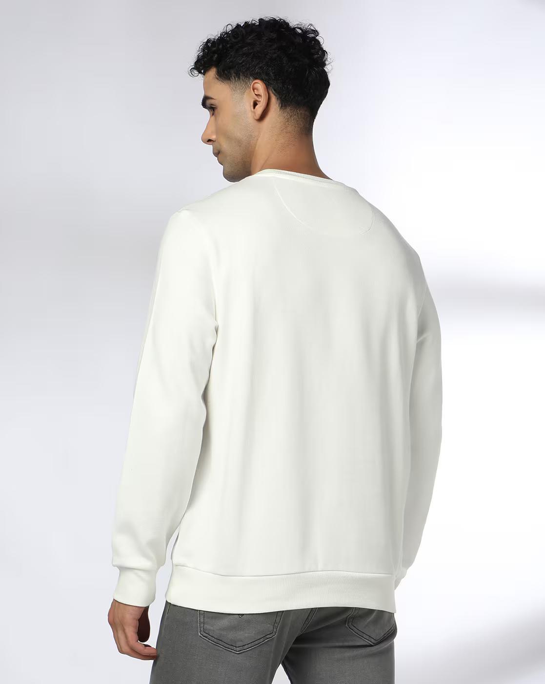 Men Slim Fit Sweatshirt