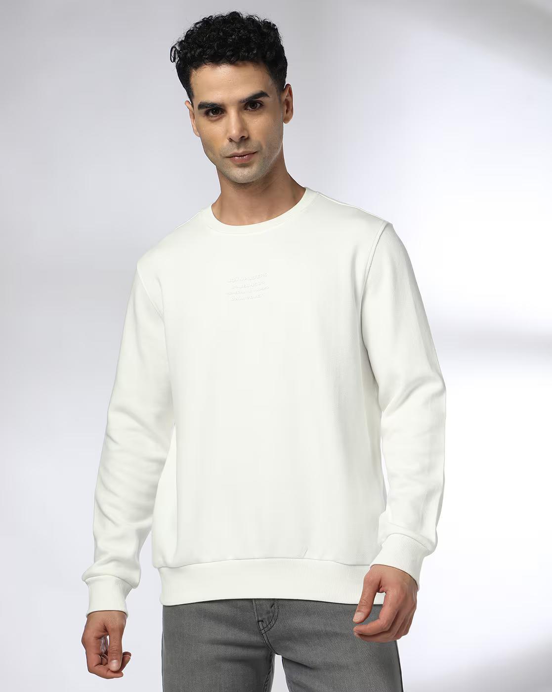 Men Slim Fit Sweatshirt