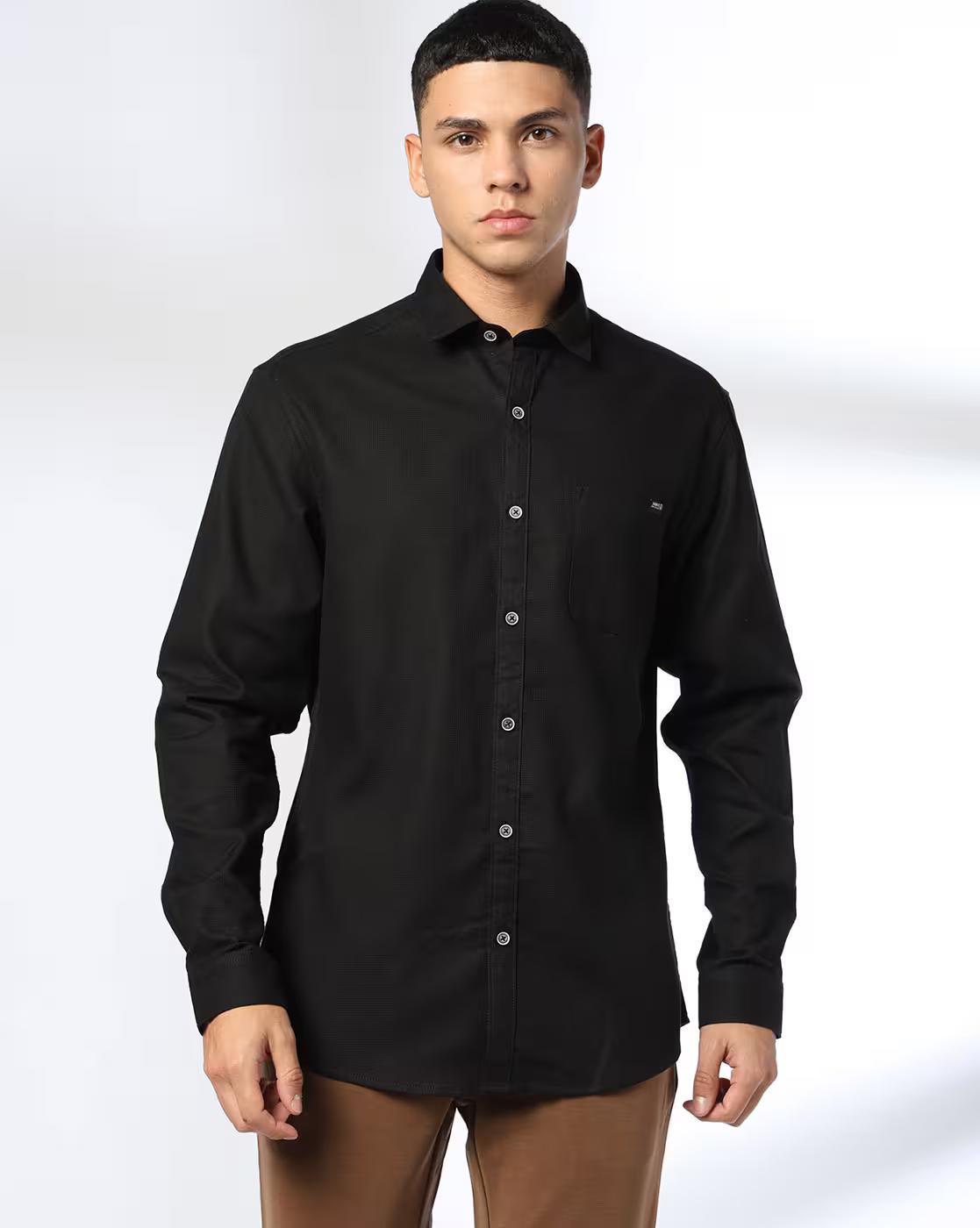 JPS SHIRT, BLACK, XXL