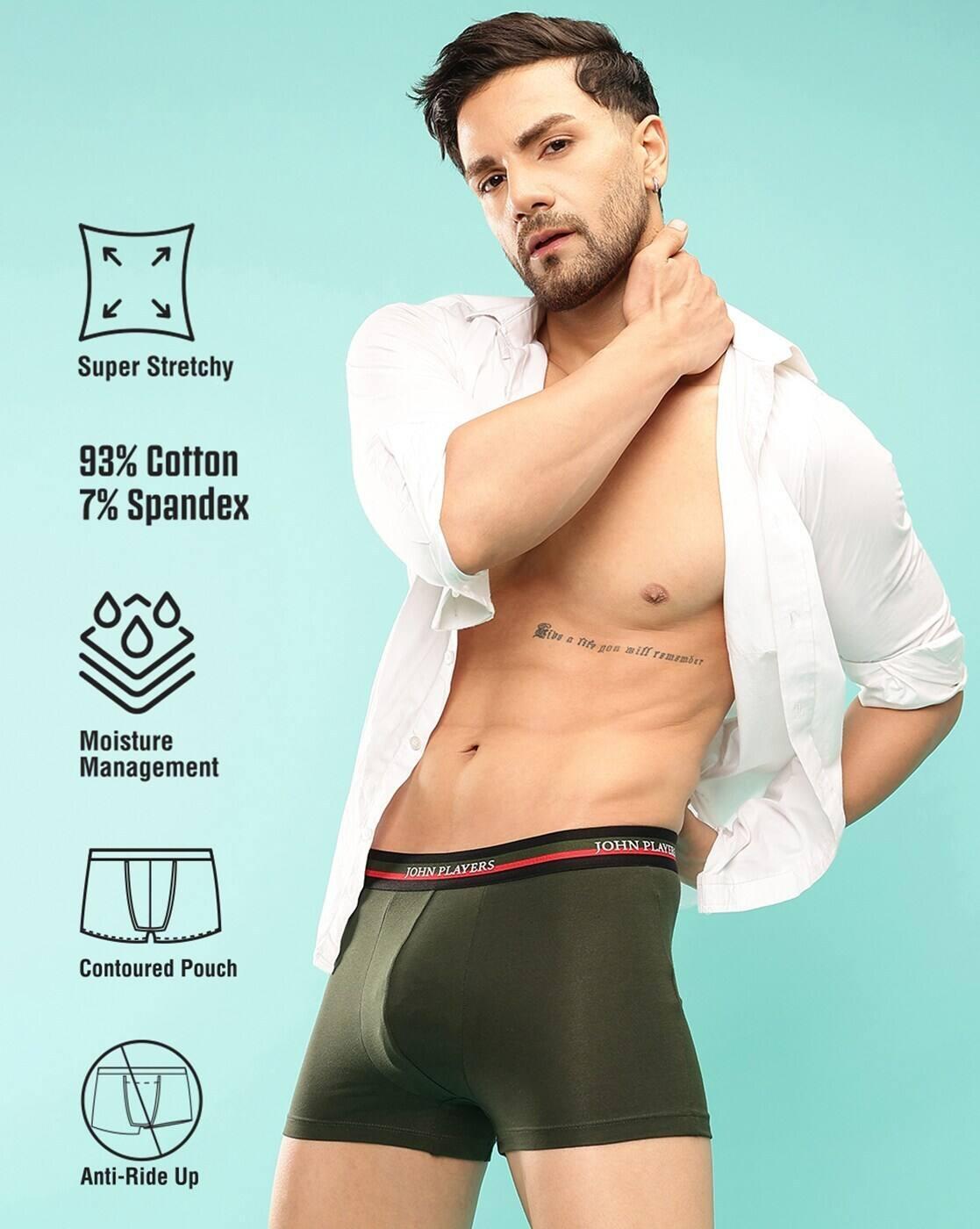 John Players Cotton Trunk, GREEN, XXL