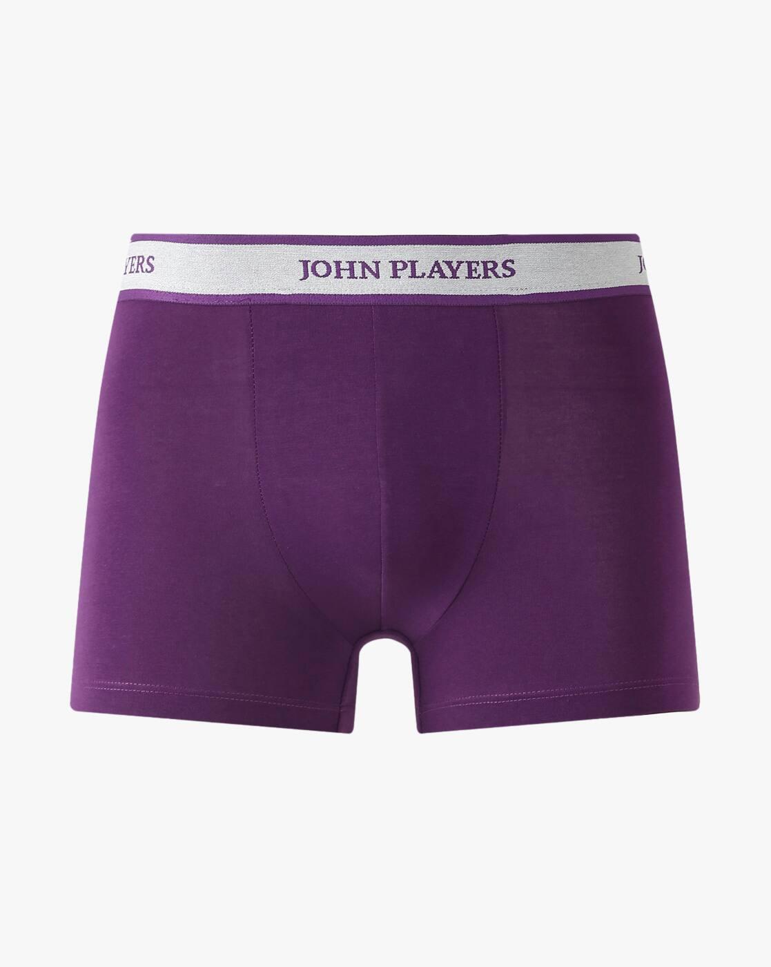 John Players Cotton Trunk, PURPLE, XXL