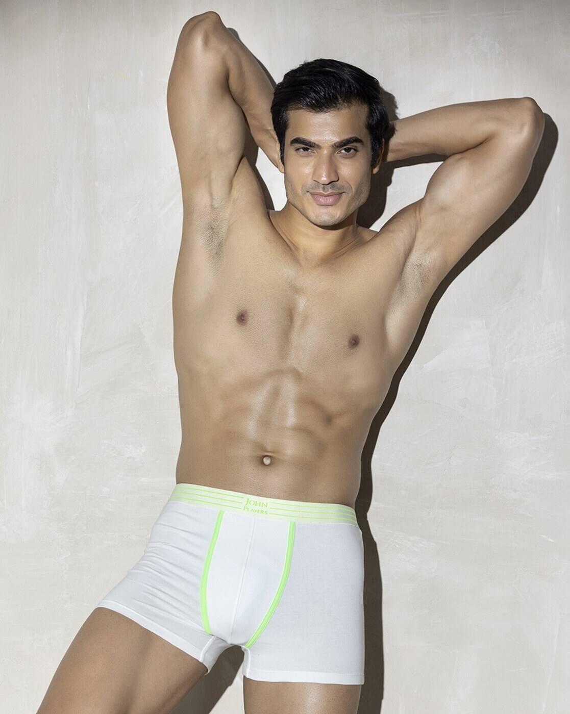 John Players Cotton Trunk, WHITE, XL