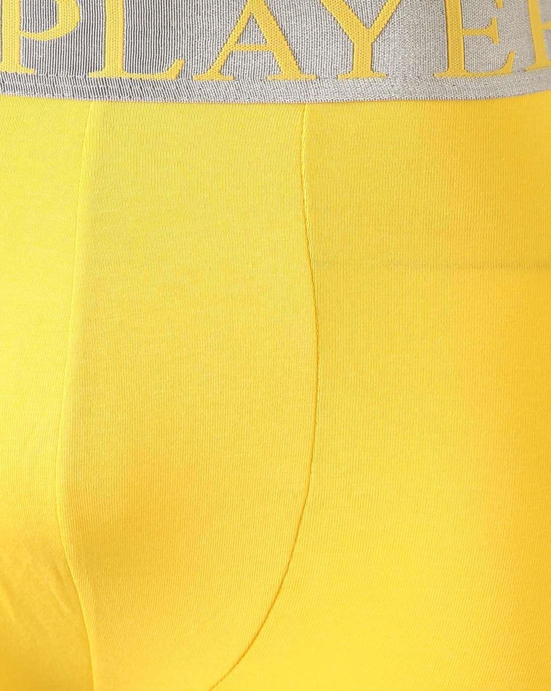 John Players Cotton Trunk, YELLOW, XXL