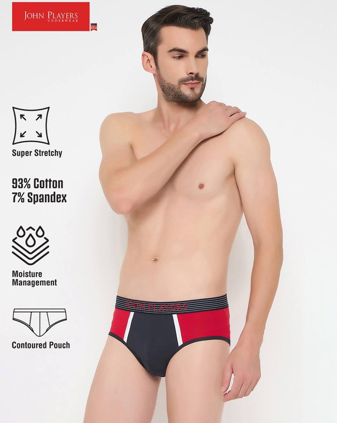 JOHN PLAYERS BRIEF, RED, L
