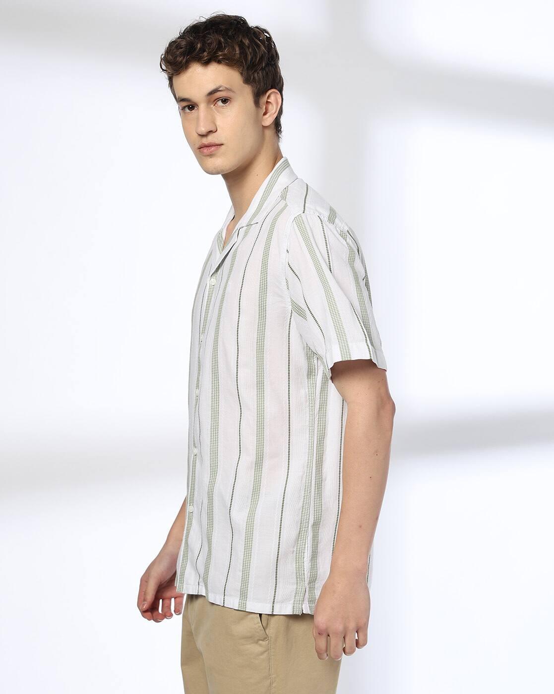 Men Striped Relaxed Fit Shirt