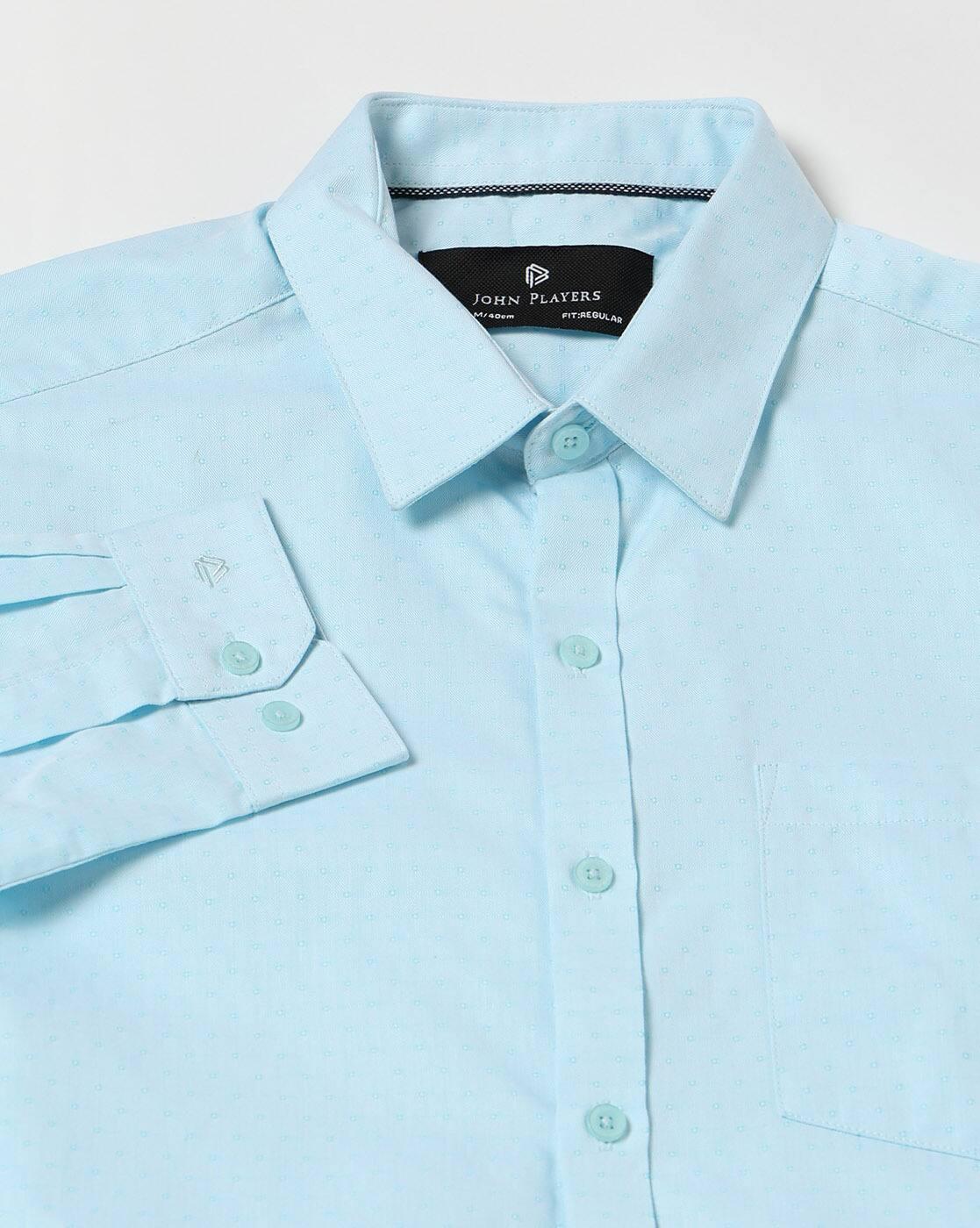TS25FMFWJP1199JP SHIRTS, LT. AQUA, 38