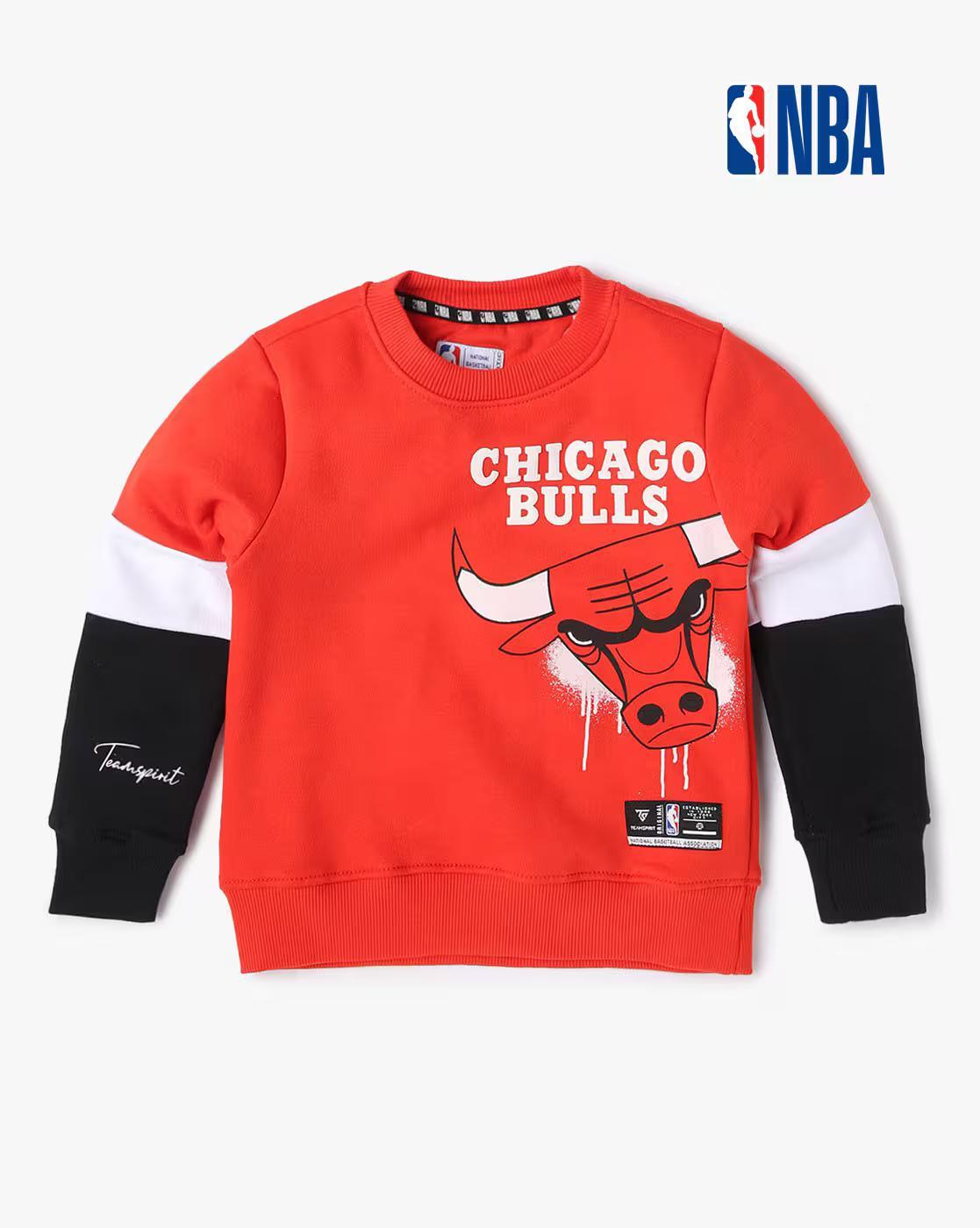NBA Graphic Print Round-Neck Sweatshirt