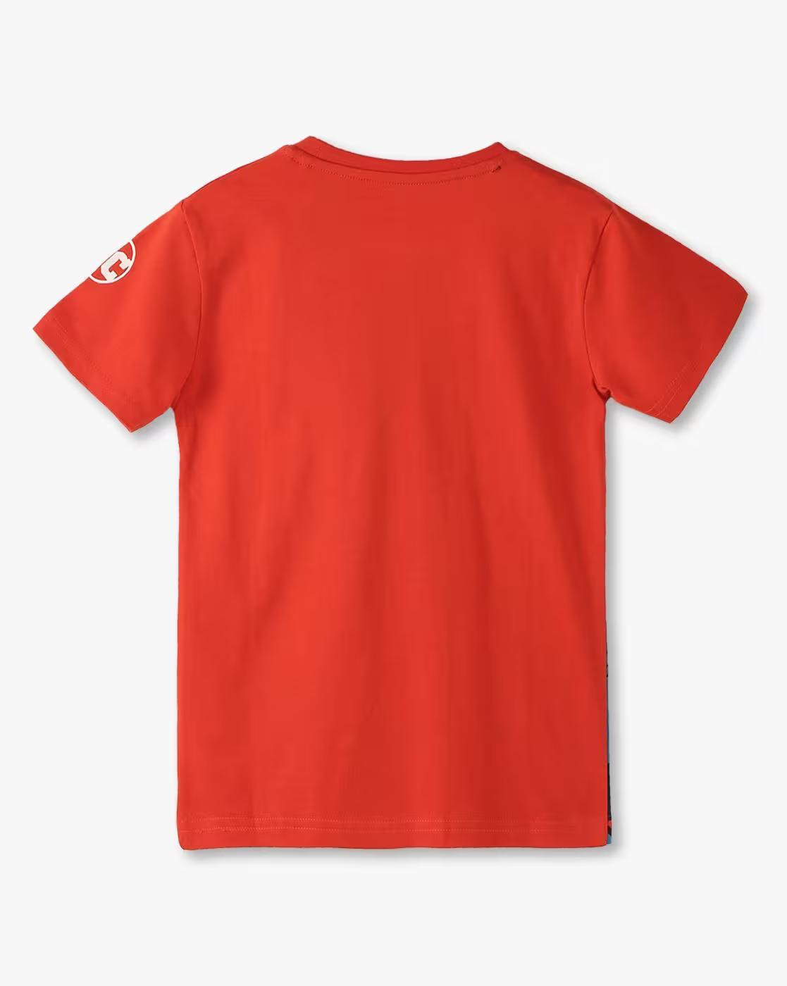HS TShirt with Superman Print, RED