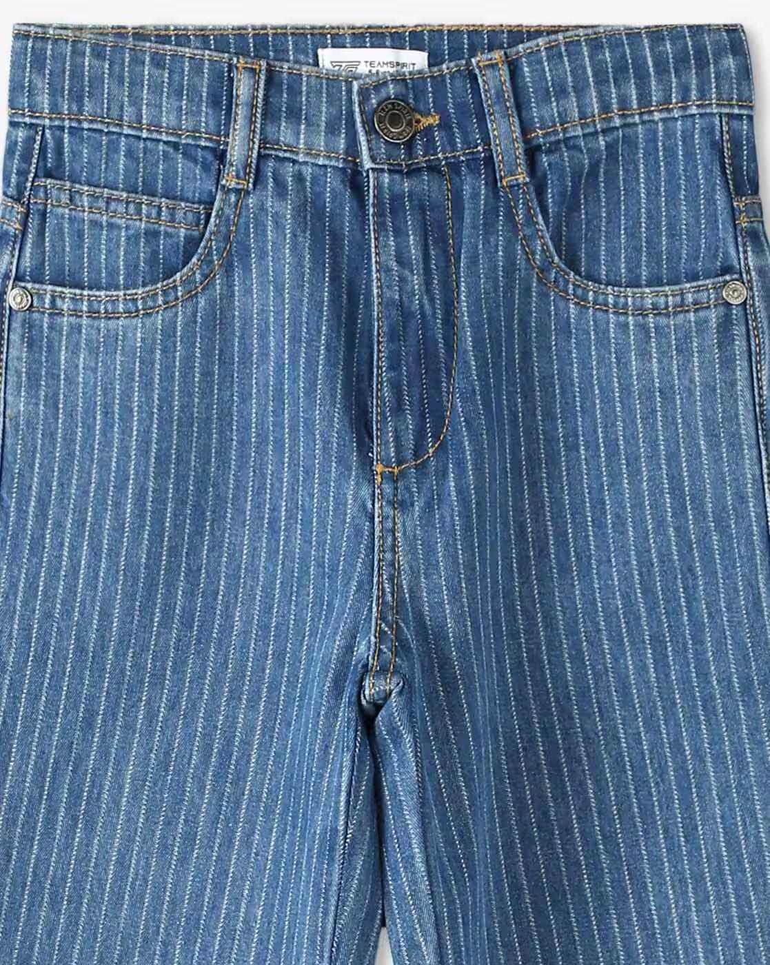 STRAIGHT FIT JEANS, BLUE, 5-6Y