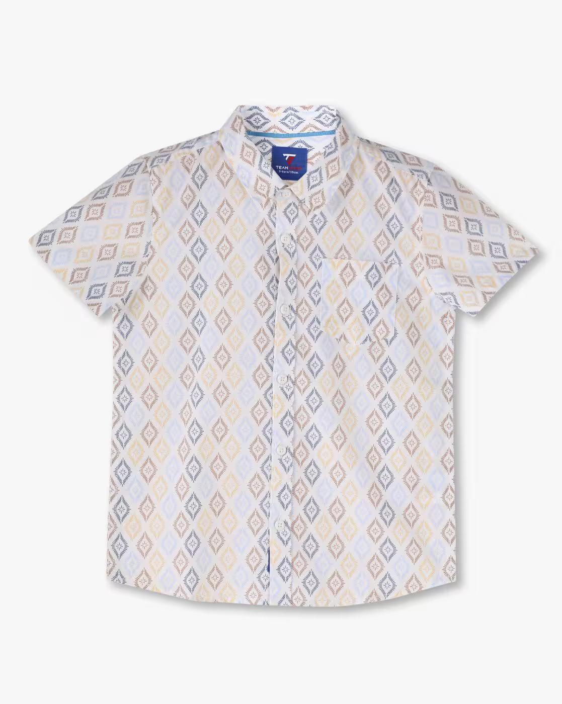 HS Shirt with AOP, WHITE