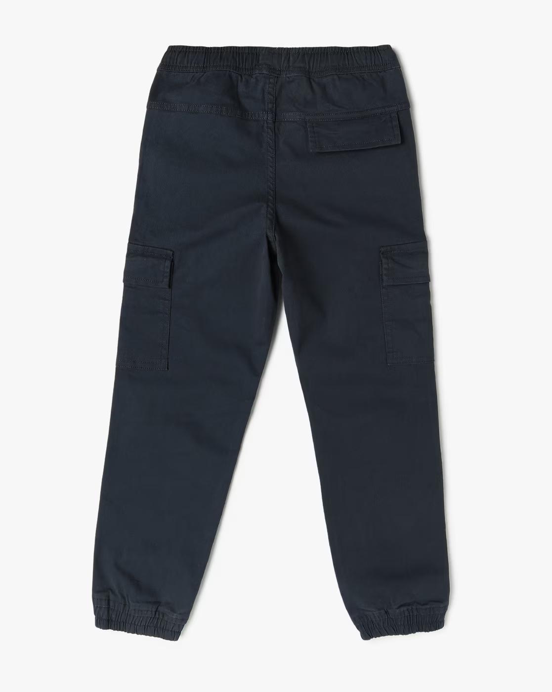 JOGGER FIT TROUSER, NAVY, 2-3Y