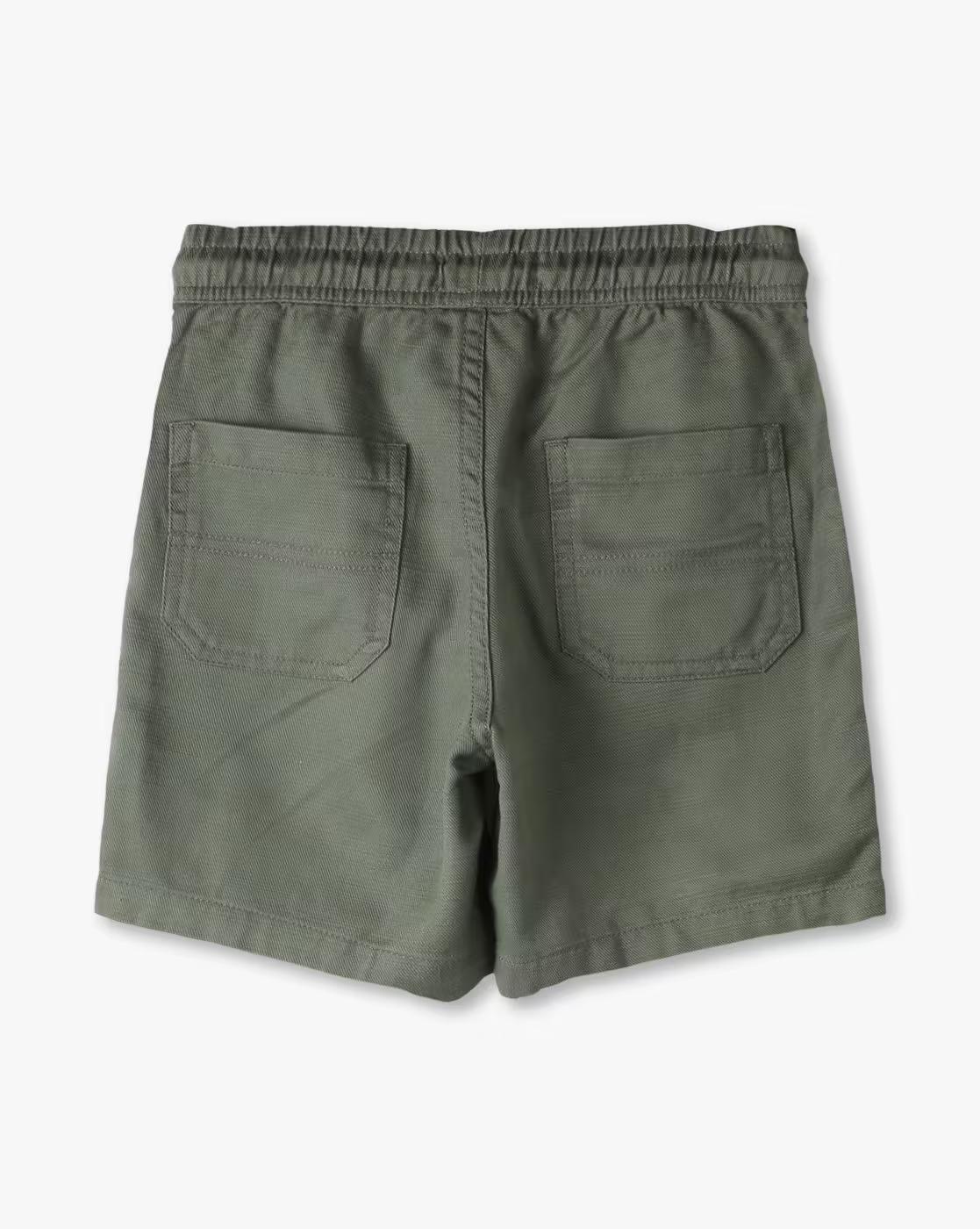 AW24SHO006, OLIVE, 7-8Y