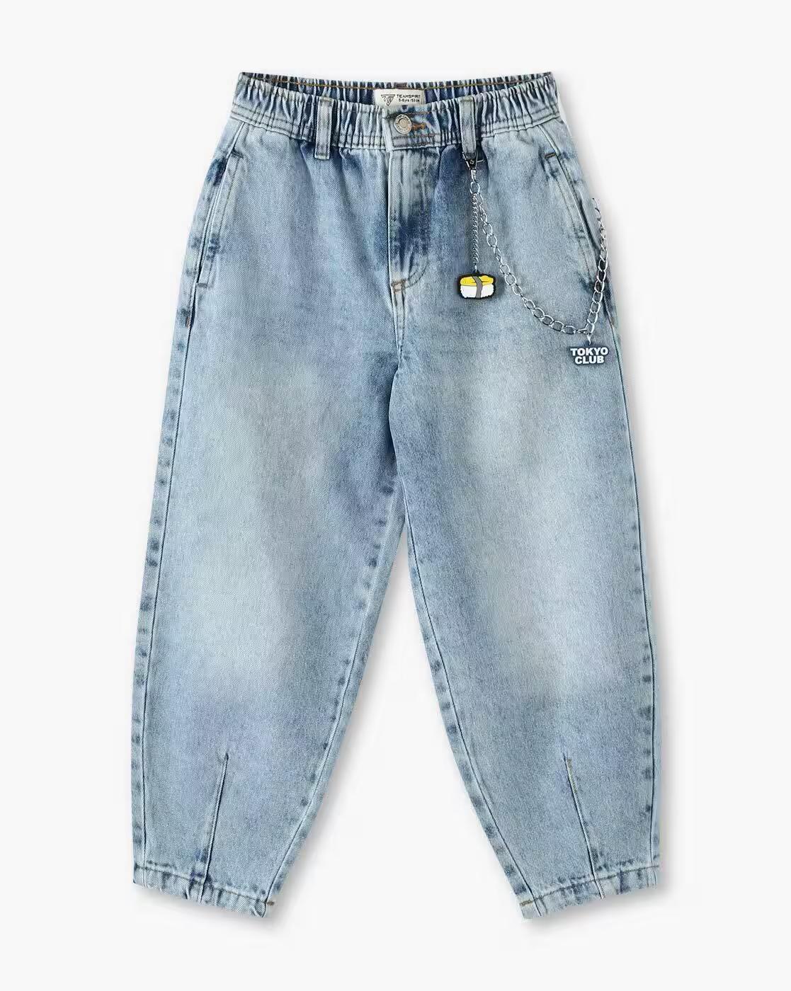 BAGGY JEANS, BLUE, 2-3Y