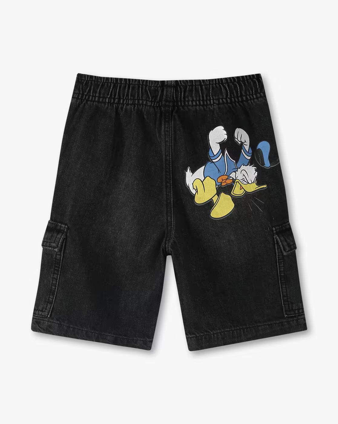 SS25JNSHRT02, BLACK, 2-3Y