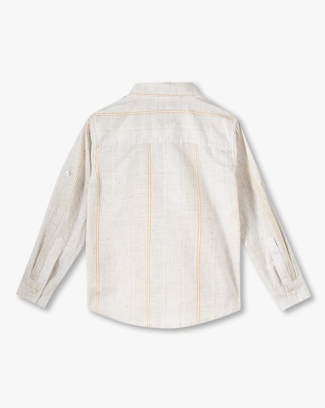 FS Twofer Shirt with Pr, OFF WHITE, 2-3Y