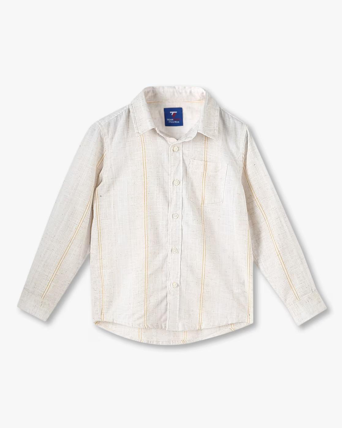 FS Twofer Shirt with Pr, OFF WHITE, 2-3Y