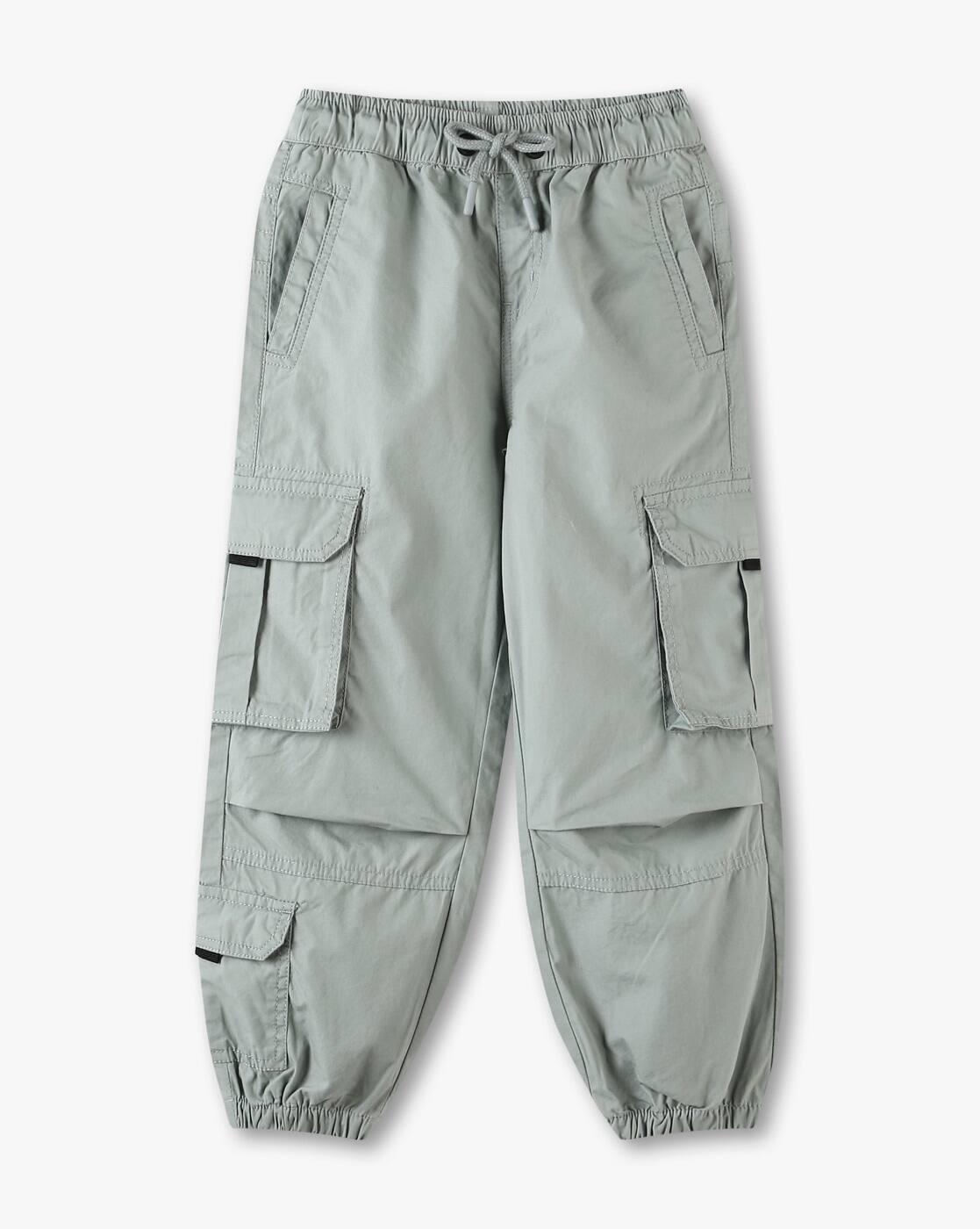 JOGGER FIT TROUSER, GREY, 7-8Y