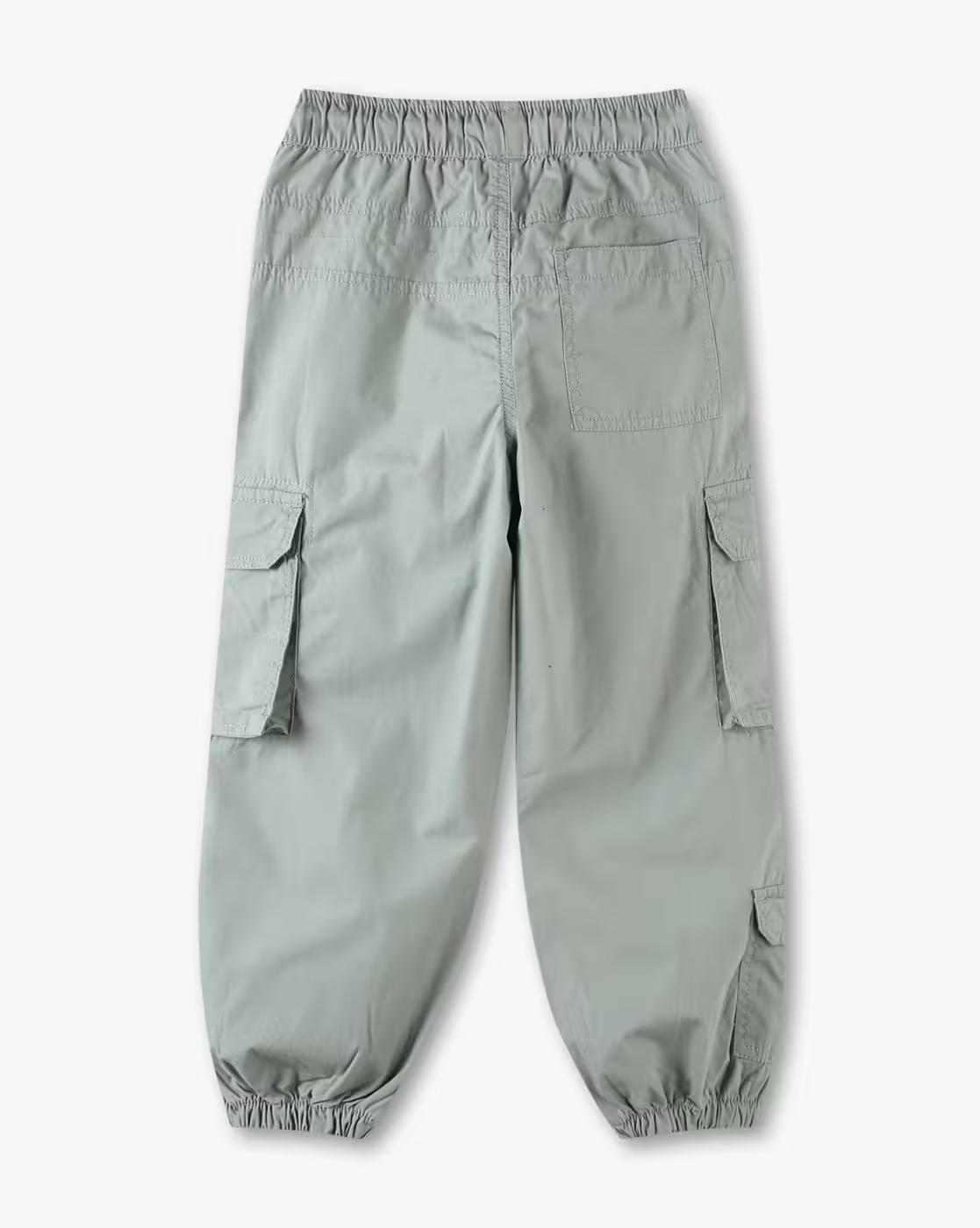 JOGGER FIT TROUSER, GREY, 7-8Y