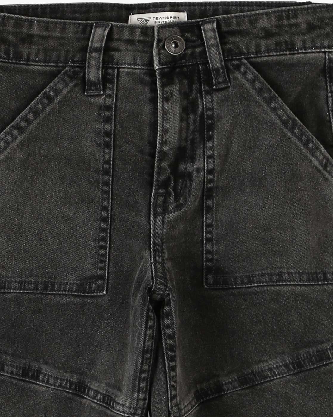 STRAIGHT FIT JEANS, GREY, 5-6Y