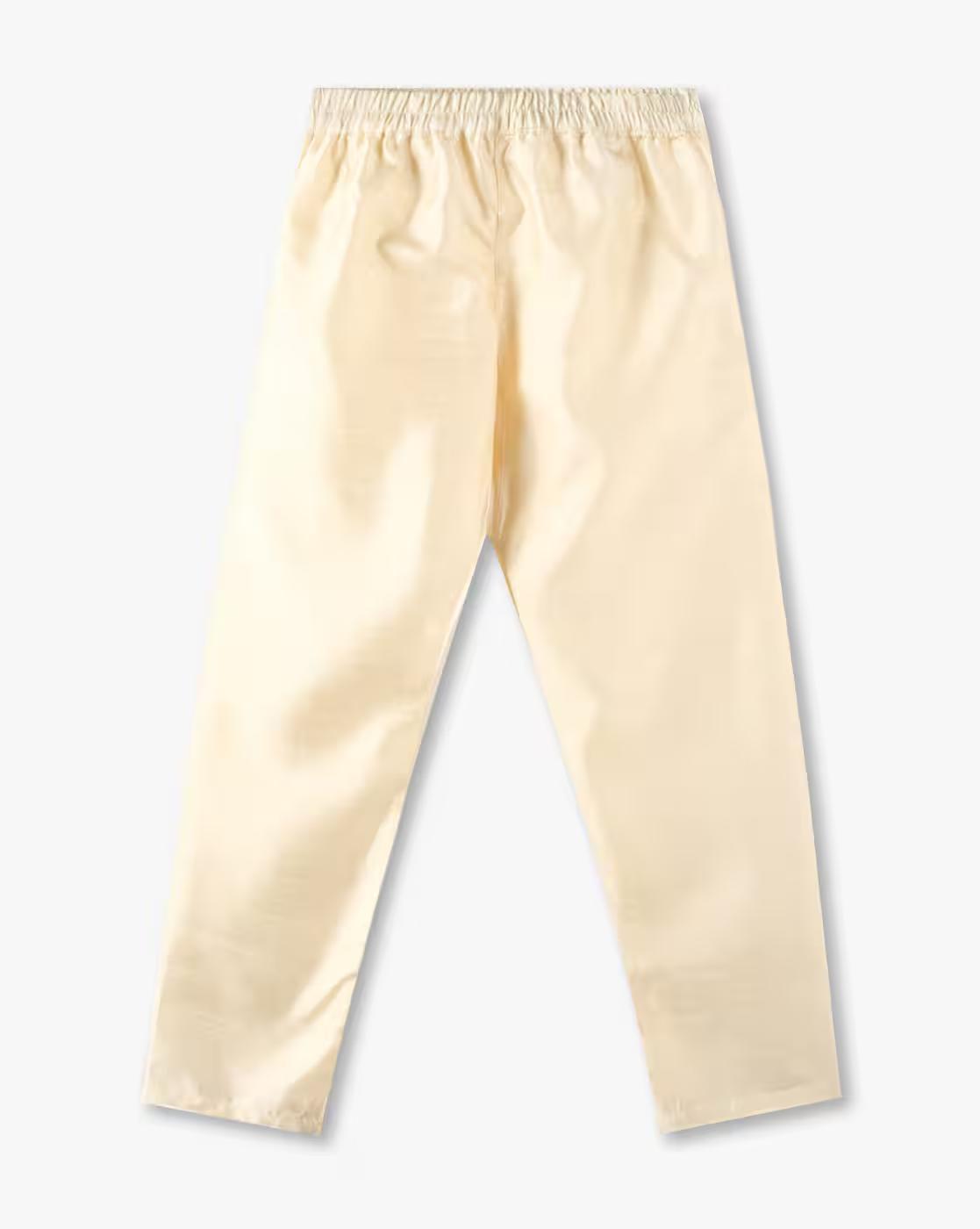 KURTA PYJAMA SET, CREAM, 2-3Y
