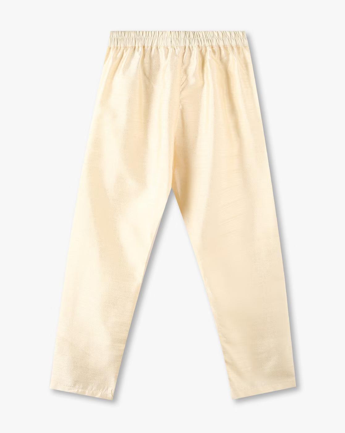 KURTA PYJAMA SET, CREAM, 2-3Y