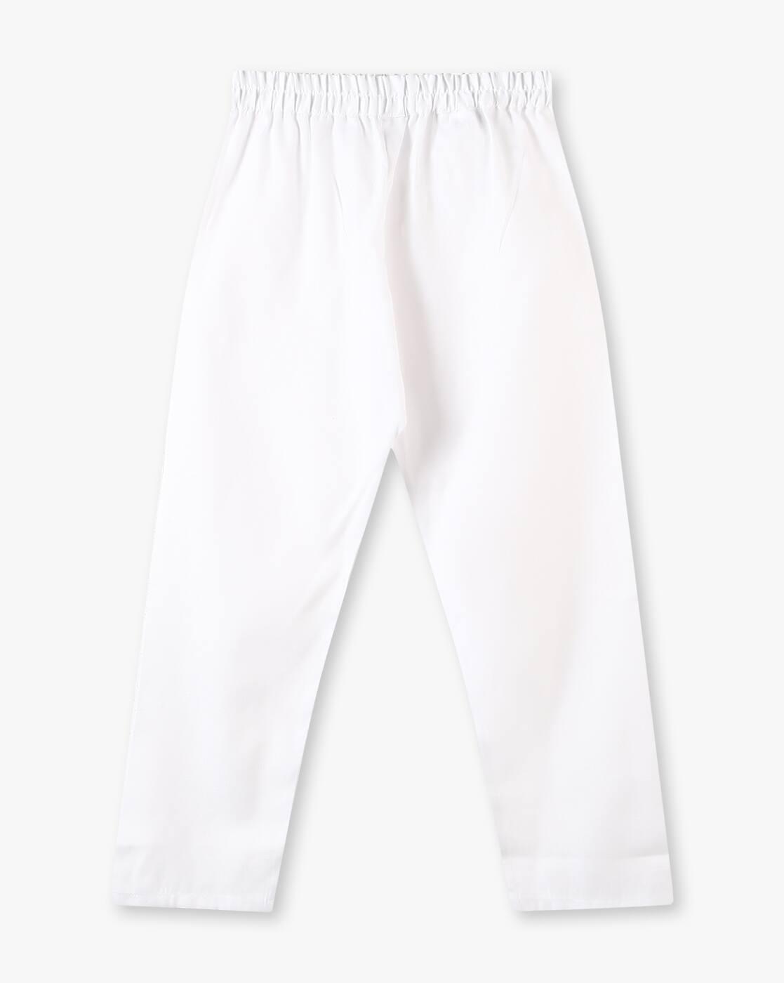 KURTA PYJAMA SET, WHITE, 5-6Y