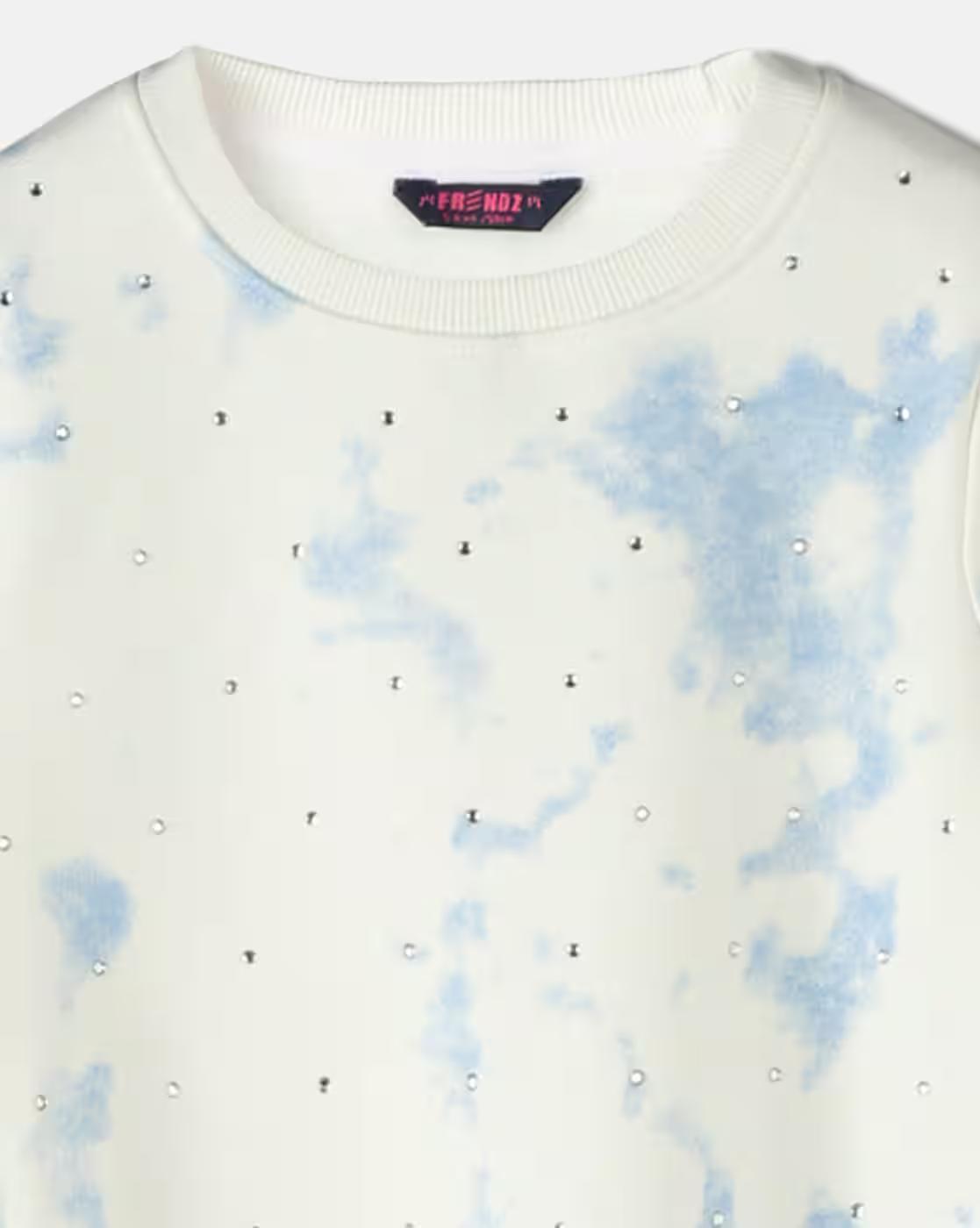 KG FRENDZ SWT Shirt, OFF WHITE, 7-8Y