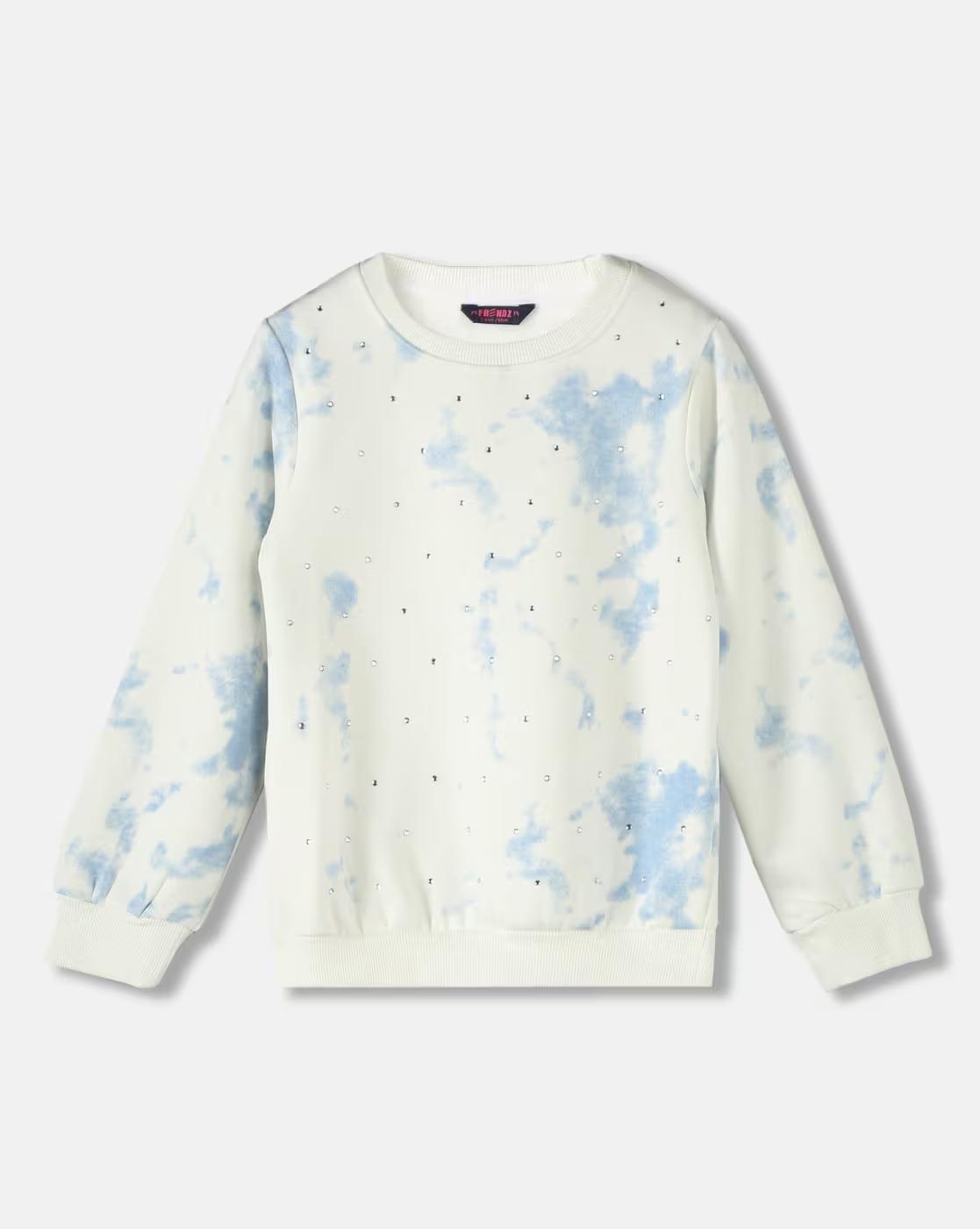 KG FRENDZ SWT Shirt, OFF WHITE, 7-8Y