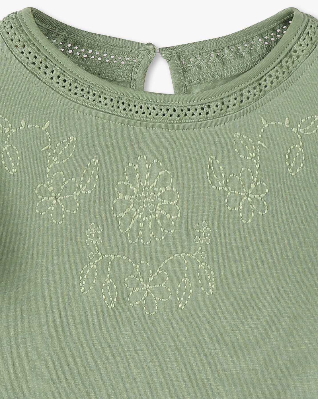 KG FRENDZ TSHIRTS, LT OLIVE, 2-3Y
