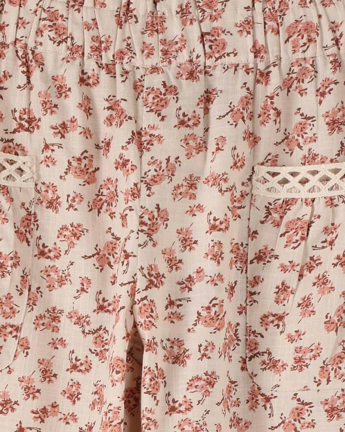 PRINTED PANT, ECRU, 5-6Y