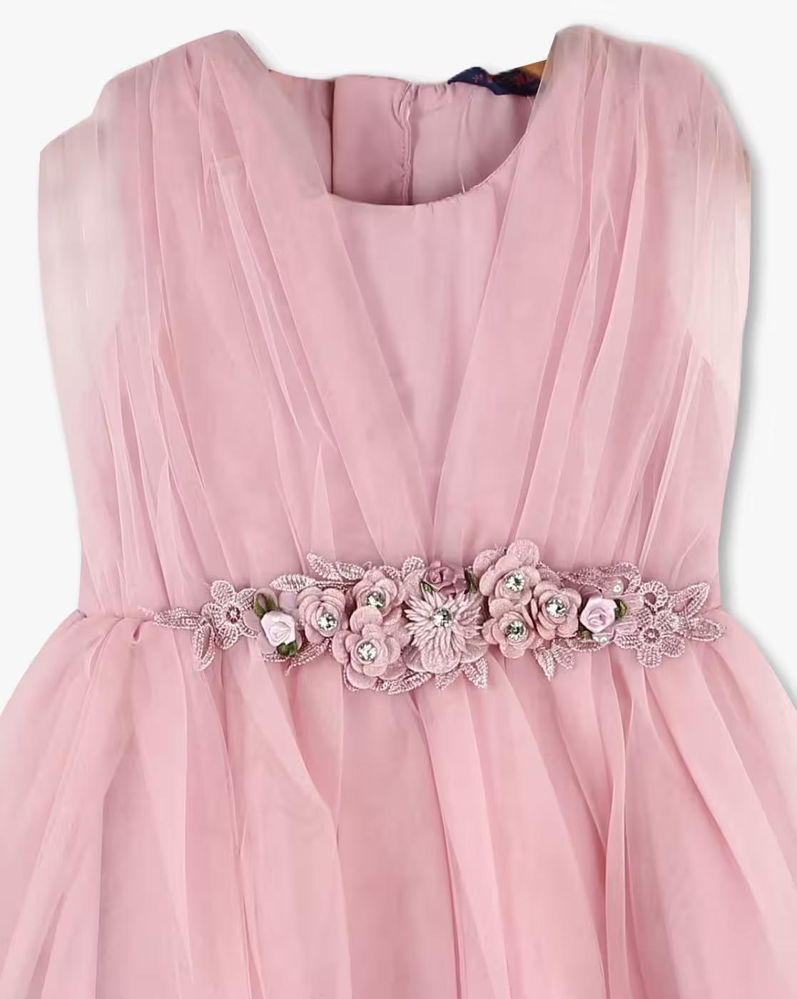 Fit n Flare Sleeveless Pink, PINK