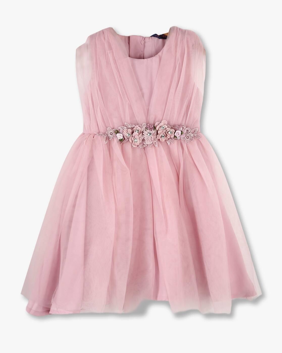 Fit n Flare Sleeveless Pink, PINK