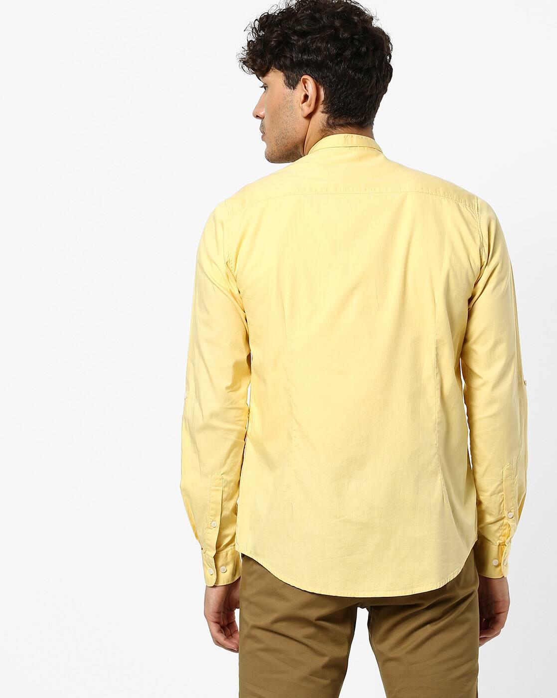 Slim Fit Shirt with Patch Pocket