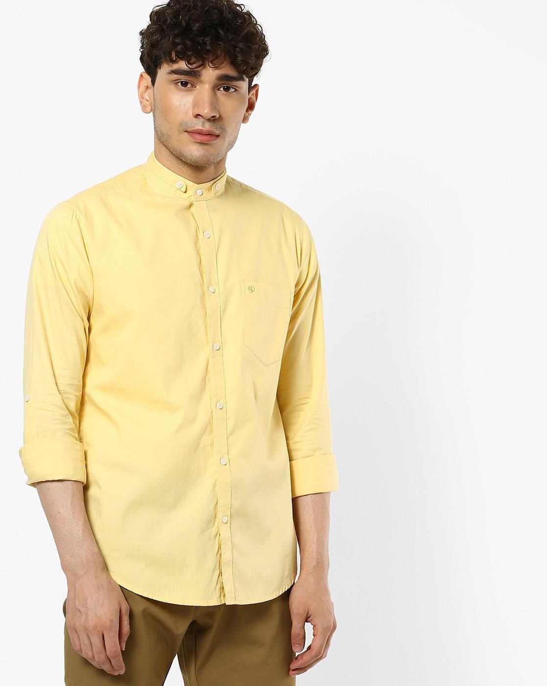 Slim Fit Shirt with Patch Pocket